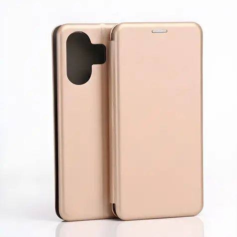 Beline Magnetic zlatá / Pouzdro typu kniha / Xiaomi Redmi 13C / Poco C65
