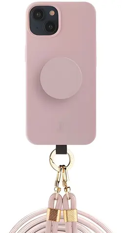 Just Elegance PopGrip Apple iPhone 15 růžová / Pouzdro / PopGrip / TPU