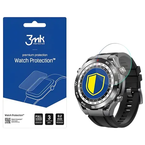 3mk Watch Protection FlexibleGlass pro Huawei Watch Ultimate / Ochranné sklo / Hybridní / pro chytré hodinky