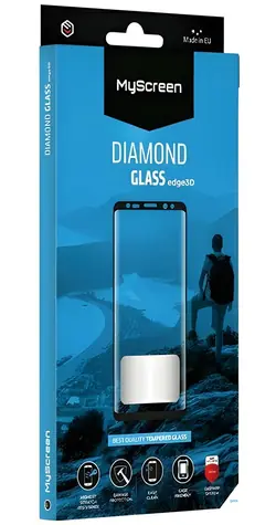 MyScreen Diamond Glass Edge3D Honor Magic7 Lite černá / Tvrzené sklo / 9H / 0,33 mm