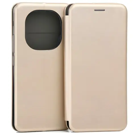 Beline Book Magnetic zlatá / Flipové pouzdro / Xiaomi Redmi Note 14 Pro 5G / Magnetické zavírání