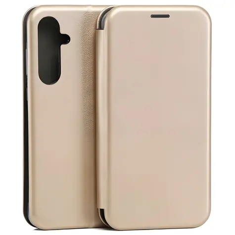 Beline Book Magnetic pouzdro Samsung Galaxy A35 A356 zlatá / Pouzdro / Typu kniha / Magnetické zavírání