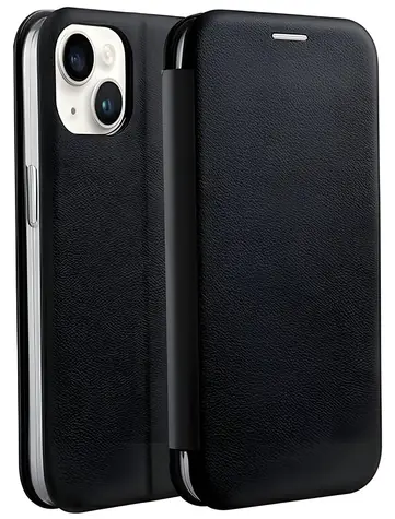 Beline Book Magnetic pouzdro pro Apple iPhone 15 černá / Pouzdro typu kniha / Magnetické zapínání / Umělá kůže / 6,1”