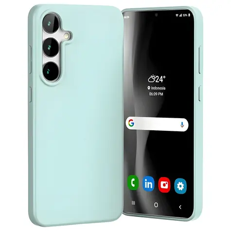 Mercury Soft pouzdro pro Samsung Galaxy S24 FE mátová / Pouzdro na mobil / TPU