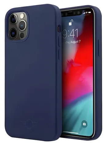Mini Morris MIHCP12MSLTNA tmavě modrá / Kryt / silikonový / pro Apple iPhone 12/12 Pro