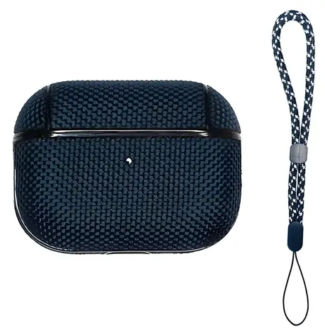 Beline AirPods Shell Cover modrá / Pouzdro pro sluchátka / AirPods 3 / TPU / s karabinou