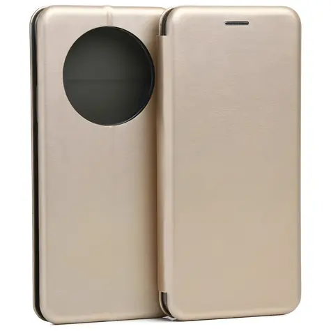 Beline Book Magnetic Case zlatá / Flipové pouzdro / Realme 12 4G / Peněženka na karty / Magnetické zapínání