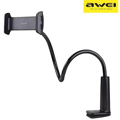 AWEI X3 černá / Stolní držák telefonu a tabletu / 4-10,5
