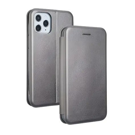 Beline Book Magnetic stříbrná / Pouzdro / pro Apple iPhone 12 mini / Magnetické / PU kůže