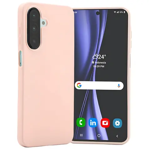Mercury Soft pouzdro pro Samsung Galaxy A26 pískově růžová / Pouzdro / TPU