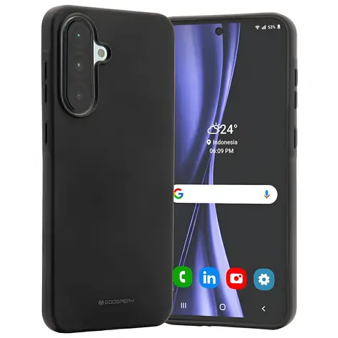 Mercury Soft Samsung Galaxy A36 černá / Kryt / Samsung Galaxy A36 / TPU