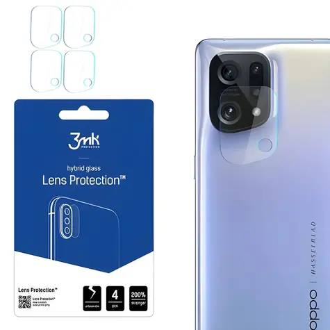 3mk Lens Protection / Sklo na fotoaparát / Oppo Find X5 / hybridní / 4 ks
