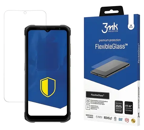 3mk FlexibleGlass pro Ulefone Armor 12S / Hybridní sklo / Antibakteriální / 7H