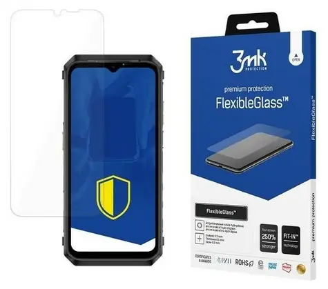 3mk FlexibleGlass pro Ulefone Power Armor 19 / Hybridní sklo / Antibakteriální / 7H tvrdost