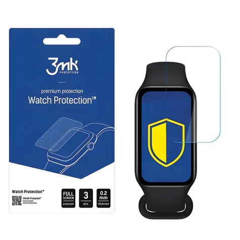 3mk Watch Protection ARC Xiaomi Mi Band 8 Active / Ochranná fólie na displej / 3 ks + montážní gel