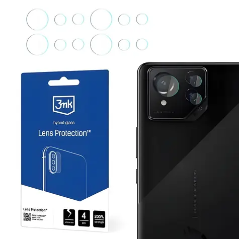 3mk Lens Protection / Sklo na fotoaparát / Asus ROG Phone 8/8 Pro / hybridní sklo / 4 ks