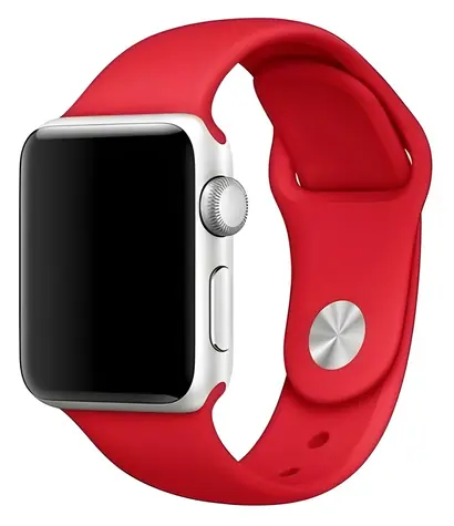 Mercury Silikonový řemínek Apple Watch 38/40/41 mm červená / Řemínek / Silikonový / Pro Apple Watch 4/5/6/7/SE