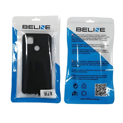 Beline Silicone černá / Pouzdro pro Realme 7 / silikonové / bezdrátové nabíjení