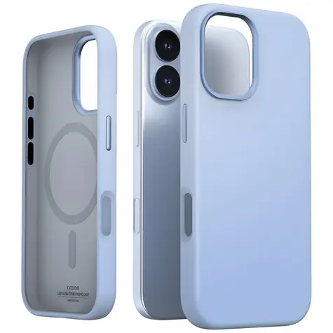 Araree Typo Skin M modrá / Kryt pro iPhone 17 / Silikon / MagSafe