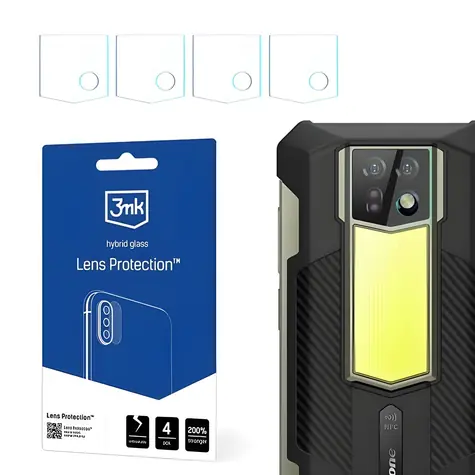 3MK Lens Protection Ulefone Armor 24 / Ochranné sklo na fotoaparát / 9H / Tvrzené sklo / 4 ks