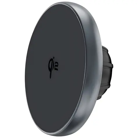 4smarts Screen Mount Qi2 šedá / Magnetický držák na monitor / Bezdrátové nabíjení Qi2 15W / MagSafe / otočný 360°