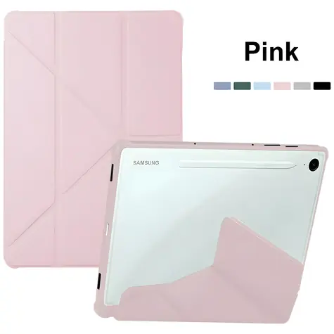 No Name Pouzdro se stojánkem Samsung Galaxy Tab S10 Ultra růžové / Pouzdro / stojánek / magnetické uspání