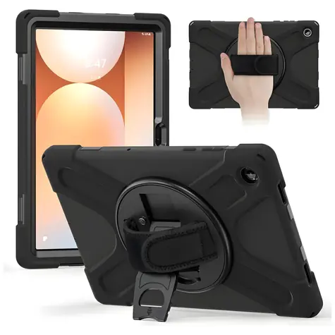 4smarts Rugged Case Grip pro Samsung Galaxy Tab A11+ černé / Pouzdro / s poutkem na ruku