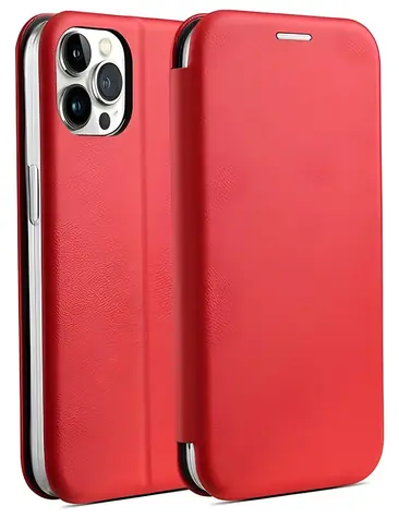 Beline Book Magnetic červená / Pouzdro typu kniha / Apple iPhone 15 Pro / Magnetické, TPU a umělá kůže