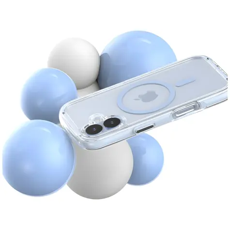 Araree Duple M Air modrá / Pouzdro pro iPhone 17 / MagSafe / TPU + polykarbonát