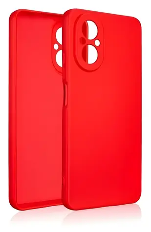 Beline Silicone Case Realme C67 4G červená / Ochranný kryt / Silikon / Textilní podšívka