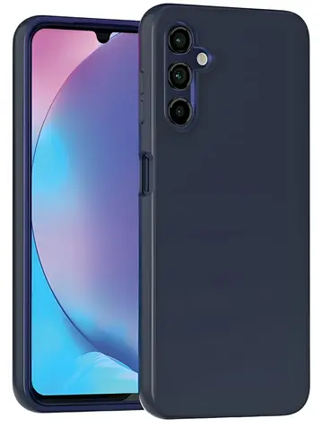 Mercury Soft pouzdro pro Samsung Galaxy A15 4G/5G půlnoční modrá / Pouzdro / Matné TPU