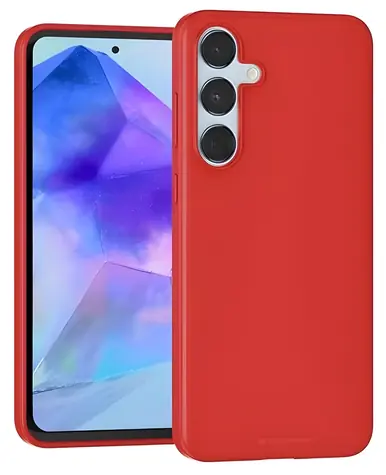 Mercury Soft Samsung A55 5G (A556) červená / Pouzdro / TPU