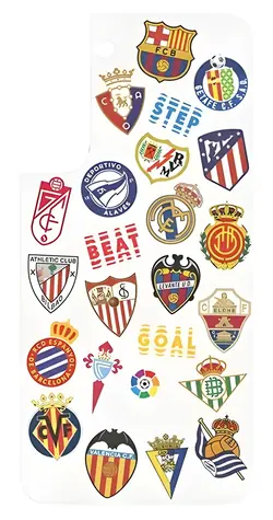 Samsung Panel Frame Cover LaLiga bílá / Výměnný panel do pouzdra / Galaxy S22