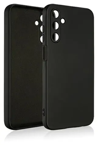 Beline Silicone Case pro Samsung Galaxy A15 černá / Kryt / Silikon / Textilní podšívka