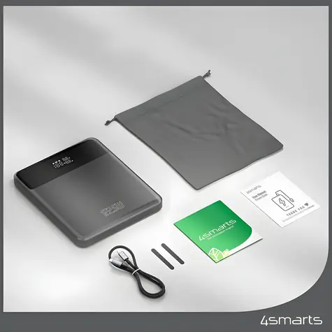 4smarts Enterprise Slim space grey / Powerbanka / 20000mAh / 122.5W