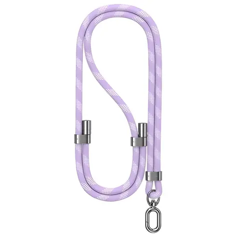 USAMS ZB316 bílo-růžová / Šňůrka na telefon / Univerzální / 160 cm / Polyester, zinek