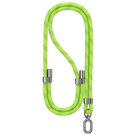 USAMS ZB316 zelená / Šňůrka na telefon / Univerzální / 160 cm / Polyester, zinek