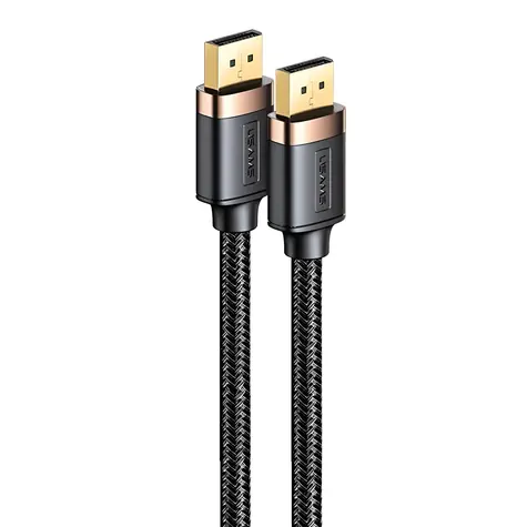 USAMS SJ531 U74 černá / Kabel DisplayPort / DP 1.2 / 4K 60Hz / 2K 144Hz / 2 m