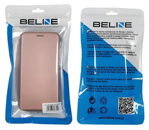 Beline Book Magnetic pouzdro Oppo Reno4 Pro 5G růžové zlato / Pouzdro typu kniha / Magnetické zavírání