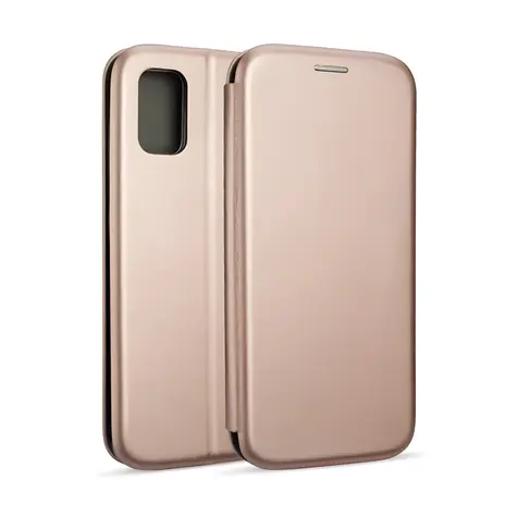 Beline Magnetic Samsung Galaxy A41 (SM-A415) růžové zlato / Pouzdro typu kniha / Magnetické zapínání