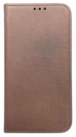 NoName Smart Magnet Book Realme 12 růžovo-zlatá / Pouzdro / Flip / Magnetické zapínání