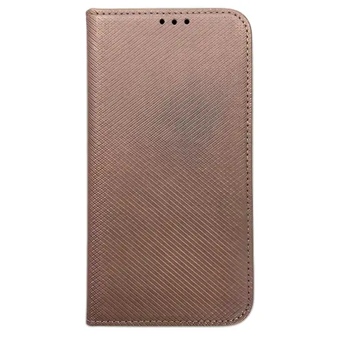 NoName Smart Magnet Book Realme 13 Pro růžovo-zlatá / Pouzdro / Flip / Magnetické zavírání / Kapsa na kartu