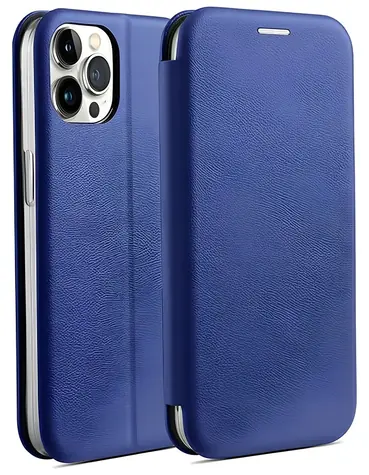 Beline Book Magnetic Case modrá / Kryt / Apple iPhone 15 Pro / Flip, magnetické zavírání