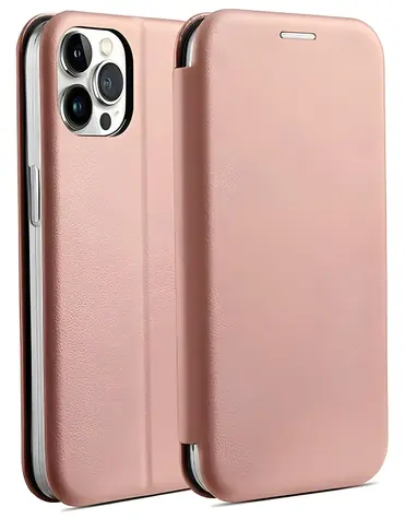 Beline Book Magnetic růžové zlato / Pouzdro / Apple iPhone 15 Pro / Magnetické