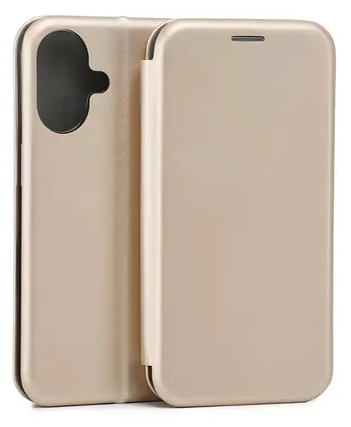 Beline Book Magnetic zlatá / Pouzdro / Apple iPhone 16 6,1