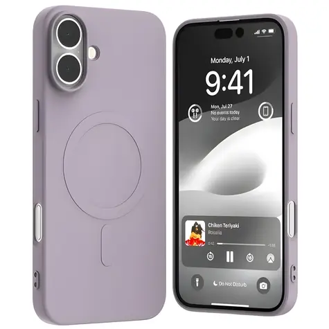 Mercury MagSafe Semi-Silicone pro iPhone 16 Plus fialová / Kryt / MagSafe / Silikon