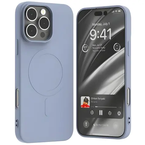 Mercury Semi-Silicone MagSafe levandulová / Kryt / Silikon / MagSafe / iPhone 16 Pro Max 6,9