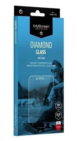 MyScreen Diamond Glass Apple iPhone 12/12 Pro / Ochranné sklo / Instalační rámeček / Tvrzenost 9H