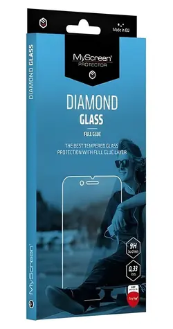 MyScreen Diamond Glass pro Apple iPhone 14 / Ochranné sklo / Instalační rámeček / Tvrzenost 9H