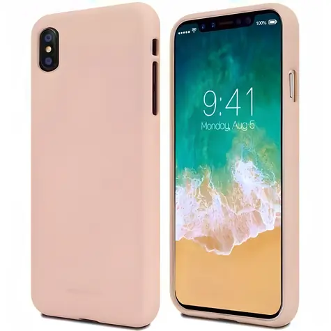 Mercury Soft pouzdro pro Sony Xperia XZ1 pískově růžová / Pouzdro / TPU / Ultratenké / Ochrana fotoaparátu